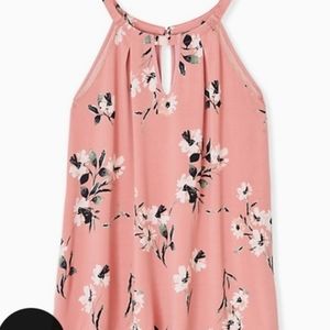 Torrid mauve floral goddess tank